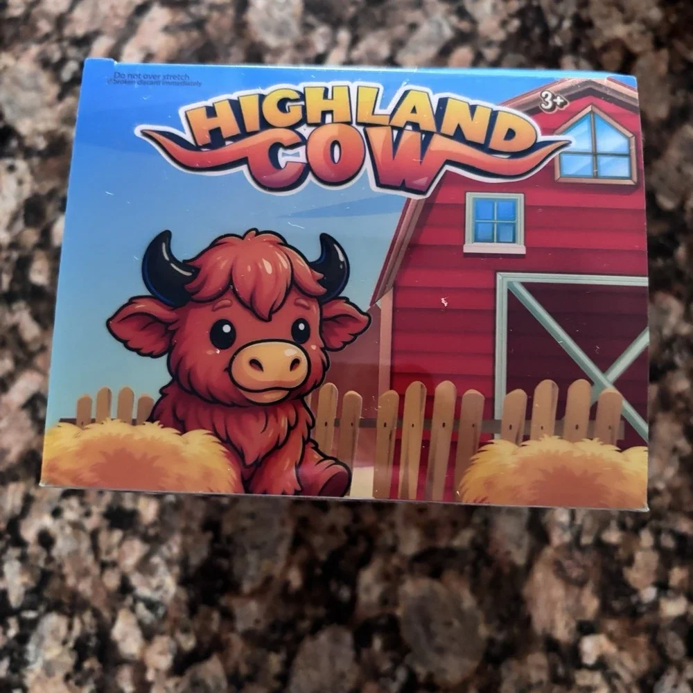 Highland Cow Squishy Five Below Dark Orange Color  New